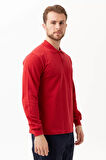 Polo Yaka Uzun Kollu Tshirt 100 Pamuk Padus shirt Şık Konforlu İş