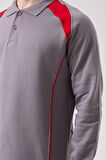 Polo Yaka Uzun Kollu Sweatshirt Detayli Is Giyim Vancelya Nefes Alabilir İş Günlük İçin