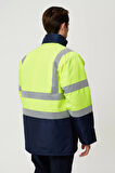 Kışlık İş Güvenliği Parkası Neon EN ISO 13688 20471 343 Linum