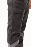 Erkek İş Pantolonu Çok Cepli Dayanıklı Gabardin Kumaş Pyrus Rahat Ergonomik Tasarım