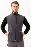 Softshell Erkek Yelek Kışlık İş Güvenliği Salina Günlük Kullanıma Uygun Konforlu Kesim Fermuarlı