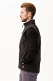 Softshell Erkek Yelek Kışlık İş Güvenliği Salina Günlük Kullanıma Uygun Konforlu Kesim Fermuarlı