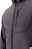 Erkek Softshell Su İtici Rüzgar Geçirmez Kışlık Outdoor İş ve Günlük Mont