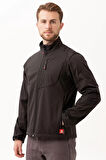 Erkek Kışlık Su Geçirmez Softshell Mont Salina İtici Rüzgar Outdoor