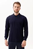 Polo Yaka Uzun Kollu Tshirt 100 Pamuk Padus shirt Şık Konforlu İş