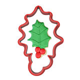 Noel Yılbaşı Yaprak Kurabiye Kalıbı Şekillendirici Kopat