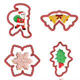 Yılbaşı Noel Kurabiye Kalıbı 4'lü Set-3