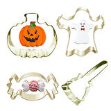 Halloween Kurabiye Kalıbı 4'lü Set-4