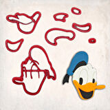 Donald Duck Detay Kurabiye Kalıp Seti 8’li