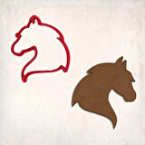 At Kafası Kurabiye Kalıbı Şekillendirici Kopat