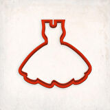 Abiye Elbise-9 Kurabiye Kalıbı Şekillendirici Kopat