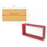 Dikdörtgen Kurabiye Kalıbı Şekillendirici Kopat Kesici