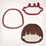 Boş Yüz-3 Detay Kurabiye Kalıp Seti 2’li