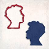 Adam Kafa Kurabiye Kalıbı Şekillendirici Kopat