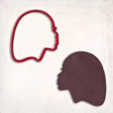 Kadın Kafa Kurabiye Kalıbı Şekillendirici Kopat