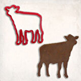 İnek Kurabiye Kalıbı Şekillendirici Kopat