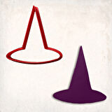 Cadı Şapkası Kurabiye Kalıbı Şekillendirici Kopat