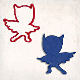 PJ Masks Owlette Kurabiye Kalıbı Şekillendirici Kopat