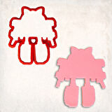 Robocar Amber Kurabiye Kalıbı Şekillendirici Kopat