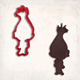 Trolls Poppy Kurabiye Kalıbı Şekillendirici Kopat