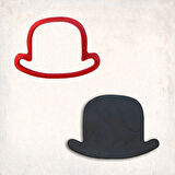 Şapka 2 Kurabiye Kalıbı Şekillendirici Kopat