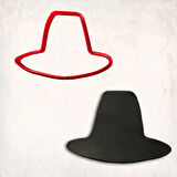 Pilgrim Şapka Kurabiye Kalıbı Şekillendirici Kopat