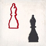 Satranç Fil Kurabiye Kalıbı Şekillendirici Kopat