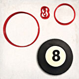 8 Top Detay Kurabiye Kalıp Seti 3’lü