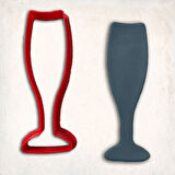 Şampanya Bardağı Kurabiye Kalıbı Şekillendirici Kopat