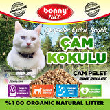 Yavru/Yetişkin Kediler için %100 Biyobozunur- Astımlı ve Alerjik için Doğal Çam Peleti Kedi Kumu 3,6 Kg 7 Lt.