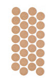 28 Adet Yapışkanlı Sandalye, Masa, Koltuk Altı Parke Koruma Keçesi, Yuvarlak, 2,8 Cm