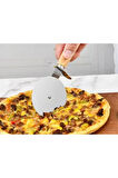 Bambu Saplı Pizza Ve Hamur Kesme Ruleti 18 Cm
