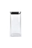 Vakum Krom Kapaklı Kare Cam Kavanoz 6,5x15,5 Cm - 450 Ml Cam Baharatlık Saklama Kabı 3 Adet