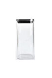 Vakum Krom Kapaklı Kare Cam Kavanoz 6,5x15,5 Cm - 450 Ml Cam Baharatlık Saklama Kabı 4 Adet