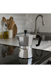 Moka Pot Express- Espresso Kahve Demleme Makinesi 6 Kişilik - Espresso Kahve Demleme 6 Cup
