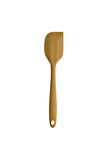 Büyük Boy Yanmaz Silikon Spatula Ve Kaşık Seti 3 Model - Spatula Kaşık Sarı 3'lü Set