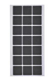 Siyah Keçe Kare 21 Adet 3 X 3 Cm 21 Adet Yapışkanlı Sandalye, Masa, Koltuk Altı Siyah Keçe