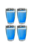 Yeni Stil Çift Cidarlı Uzun Bardak 400 Ml Su, Meşrubat, Nescafe, Latte Bardağı 4 Adet - 2258