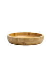 Yuvarlak Bambu Orta Boy Çok Amaçlı Kase, Bambu Çerezlik, Sunum Tabağı 16 Cm Orta Boy Sunum 3 Adet