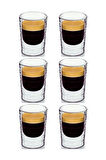 Yeni Stil Espresso Fincanı, Çay, Meşrubat, Latte, Kahve Bardağı 160 ml - Çeyiz Listesi 6 Adet - 2916