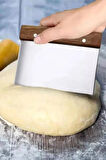 Siyah Silikon Hamur Açma Matı 45 X 65 Cm, 36 Cm Pizza Tepsisi Ve Ahşap Saplı Hamur ve Pizza Kesici