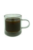 Çift Cidarlı Kahve,Latte,Çay Bardağı Seti -250 ML Cam Kupa Seti 6 Adet 2128