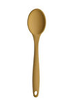 Büyük Boy Yanmaz Yapışmaz Silikon Sarı Renkte Yassı ve Kaşık Spatula 2'li Set