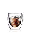 Yeni Tasarım Çift Cidarlı Borosilikat 250 ml Şeffaf Cam Bardak, Çeyiz Listesi, 6 Adet - 2771