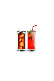 Uzun Cam Su,Latte,Meşrubat,Smoothie  Bardağı Seti 270 ML 2 Adet 2325