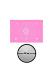 2li Set Pembe 45x65 cm Silikon Hamur Açma Matı Ve Pizza Tepsisi 32 cm
