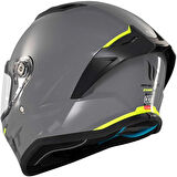 MT Stınger 2 Solıd A12 Parlak Gri Kapalı Kask