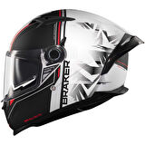 MT Braker Sv Charm A1 Mat Gri Kapalı Kask