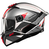 Mt Thunder 4 Sv Freeway A5 Parlak Gri Kapalı Kask