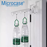 Microcase Sert ABS Plastik Katlanabilir 5 Kancalı Takı Eşya Çanta Şapka Kıyafet Askısı 2 Adet - AL4992 Gri